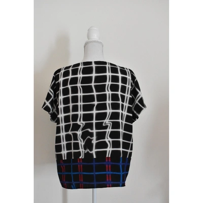 Pre-owned Kenzo Silk Blouse In Black