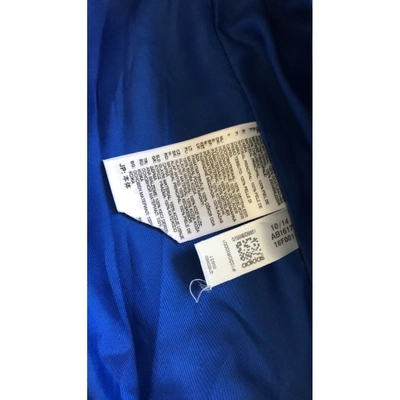 Pre-owned Adidas X Pharrell Williams Blue Leather Jacket
