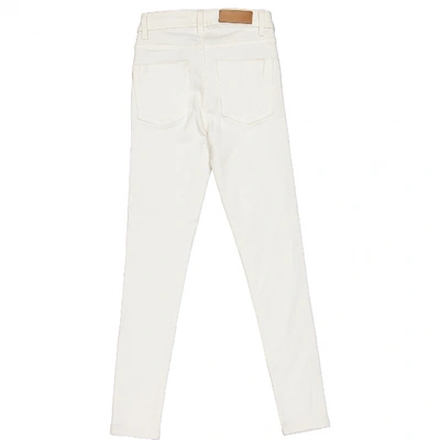 Pre-owned Victoria Beckham Slim Jeans In White
