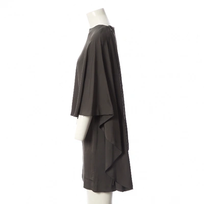 Pre-owned Lanvin Grey Viscose Dresses