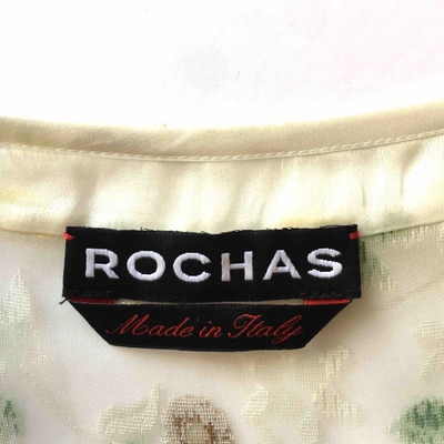 Pre-owned Rochas Maxi Dress In Yellow