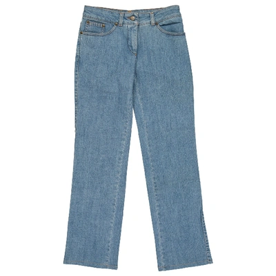 Pre-owned Valentino Large Jeans In Blue