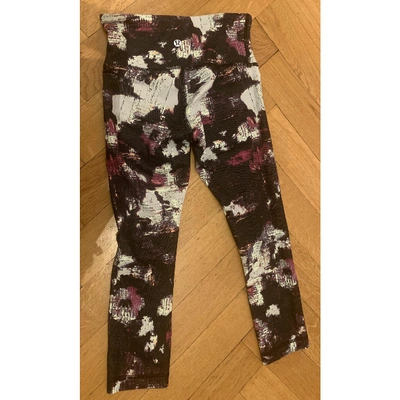 Pre-owned Lululemon Multicolour Cloth Trousers