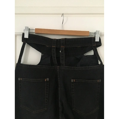 Pre-owned Y/project Straight Jeans In Black