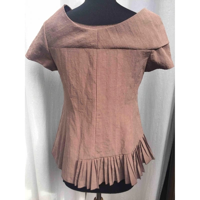 Pre-owned Marni Silk Blouse In Pink