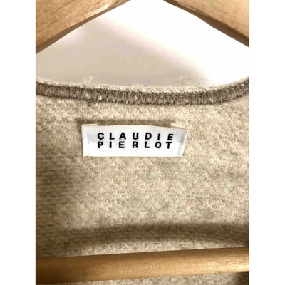 Pre-owned Claudie Pierlot Beige Wool Jacket