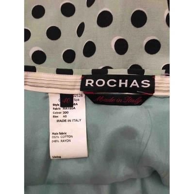 Pre-owned Rochas Mid-length Skirt In Green