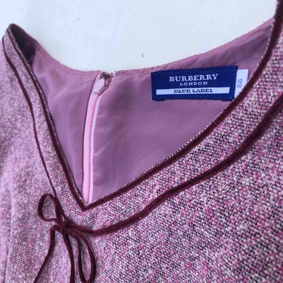 Pre-owned Burberry Pink Cotton Dress