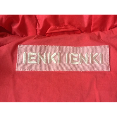 Pre-owned Ienki Ienki Coat In Red