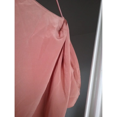 Pre-owned Barbara Bui Silk Dress In Pink