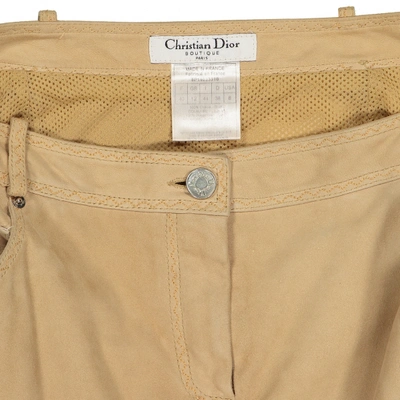 Pre-owned Dior Mid-length Skirt In Beige