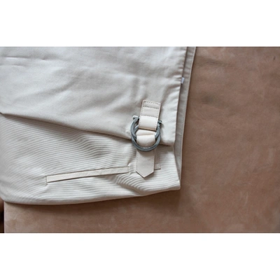 Pre-owned Ferragamo Beige Cotton Skirt