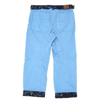 Pre-owned See By Chloé Straight Pants In Blue
