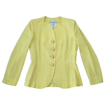 Pre-owned Saint Laurent Jacket In Yellow