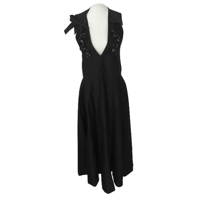 MIU MIU Pre-owned Maxi Dress In Black
