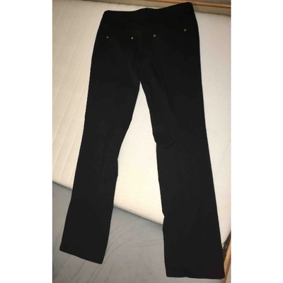 Pre-owned Saint Laurent Black Cotton Jeans