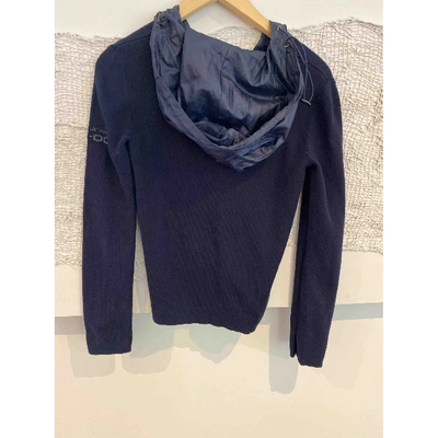 Pre-owned Dkny Blue Cotton Top