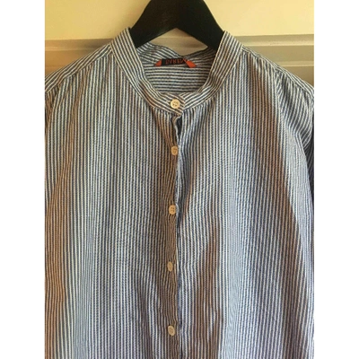 Pre-owned Barena Venezia Blue Cotton  Top