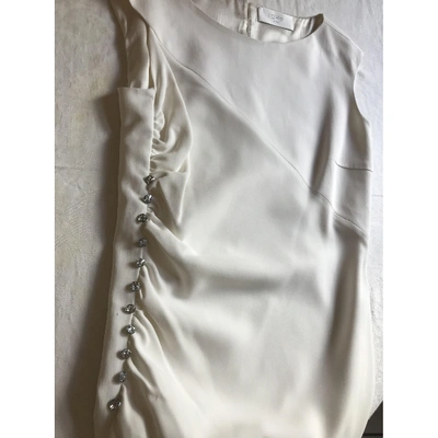 Pre-owned Azzaro Mid-length Dress In White