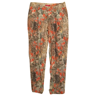 Pre-owned Alice And Olivia Silk Straight Pants In Other