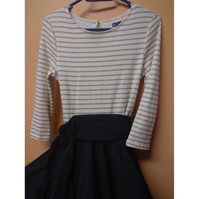 Pre-owned Petit Bateau Navy Cotton - Elasthane Dress