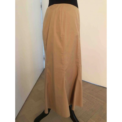 Pre-owned Prada Mid-length Skirt In Beige