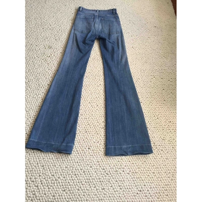 Pre-owned Marc By Marc Jacobs Trousers In Blue