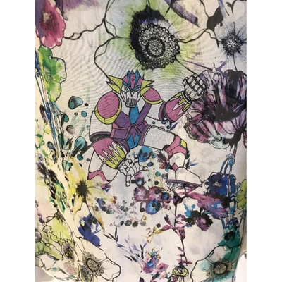 Pre-owned Roberto Cavalli Multicolour Silk  Top