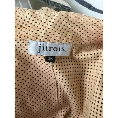 Pre-owned Jitrois Leather Jacket In Other