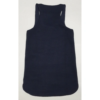 Pre-owned American Retro Mid-length Dress In Navy