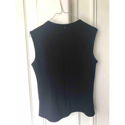 Pre-owned Alexis Mabille Navy Viscose Top