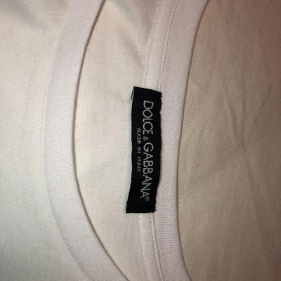 Pre-owned Dolce & Gabbana White Cotton  Top