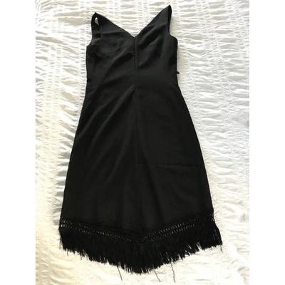 Pre-owned Kenzo Mini Dress In Black