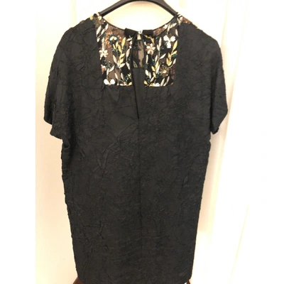 Pre-owned N°21 Glitter Mid-length Dress In Black