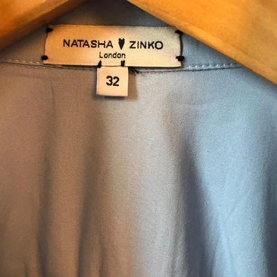 Pre-owned Natasha Zinko Mid-length Dress In Blue