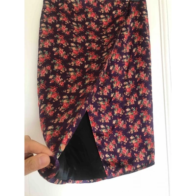 Pre-owned Roseanna Silk Mid-length Skirt In Purple