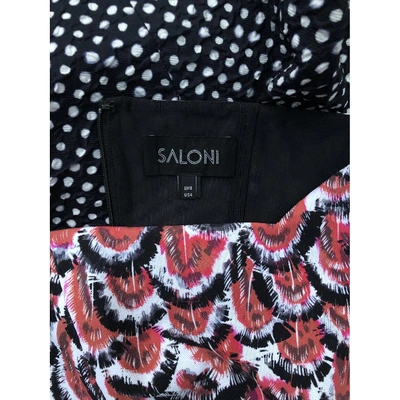 Pre-owned Saloni Mid-length Dress In Multicolour