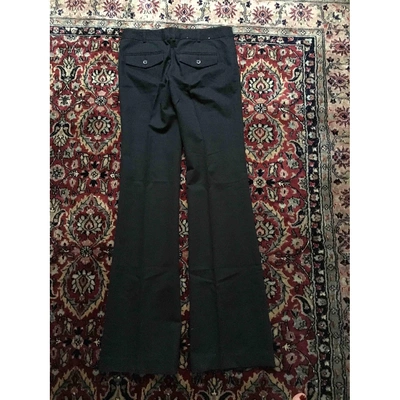 Pre-owned Club Monaco Trousers In Blue