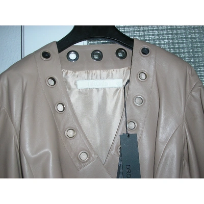 Pre-owned Drome Leather Biker Jacket In Other