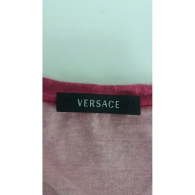 Pre-owned Versace Purple Cotton Top