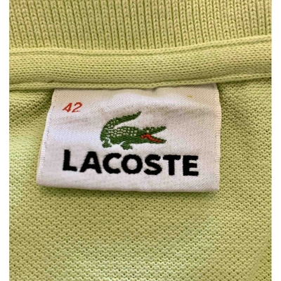 Pre-owned Lacoste Green Cotton Top