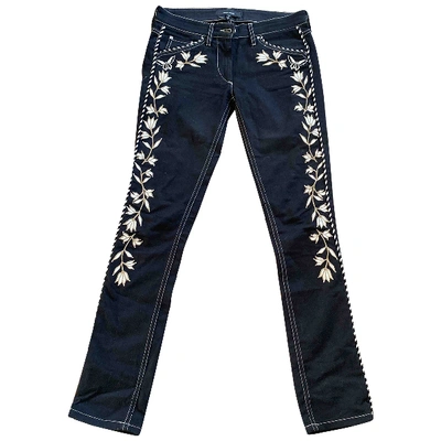 Pre-owned Isabel Marant Slim Jeans In Black