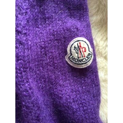 Pre-owned Moncler Purple Wool Knitwear