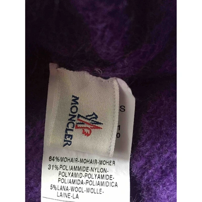 Pre-owned Moncler Purple Wool Knitwear