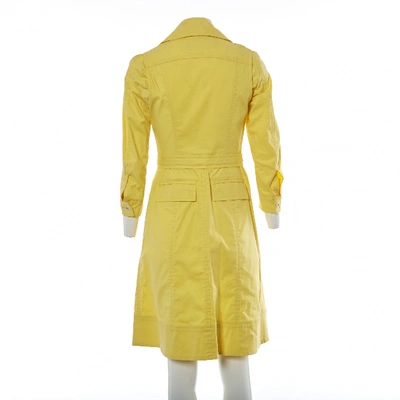 Pre-owned Dsquared2 Coat In Yellow