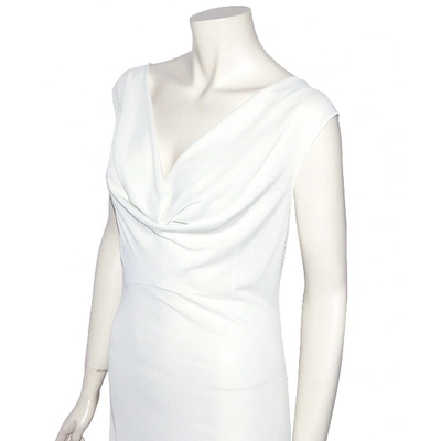 Pre-owned Valentino Mid-length Dress In White