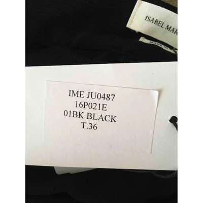 Pre-owned Isabel Marant Étoile Silk Mid-length Skirt In Black