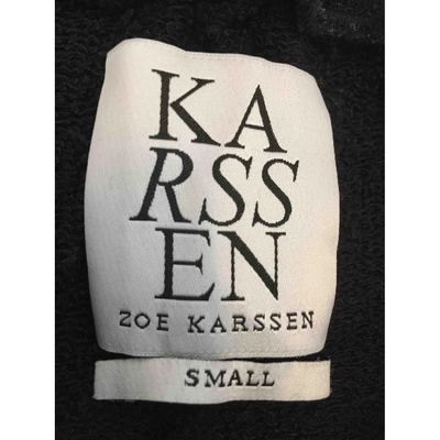 Pre-owned Zoe Karssen Trousers In Black
