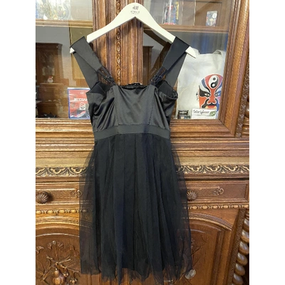 Pre-owned Murmur Mid-length Dress In Black