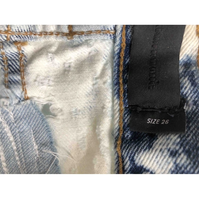 Pre-owned Alexander Wang Blue Cotton Shorts